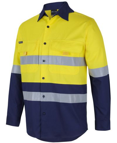 HI VIS (D+N) RIPSTOP L/S FISHING SHIRT