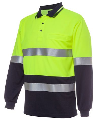 HI VIS L/S (D+N) TRADITIONAL POLO