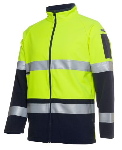 HI VIS 4602.1 (D+N) SOFTSHELL JACKET